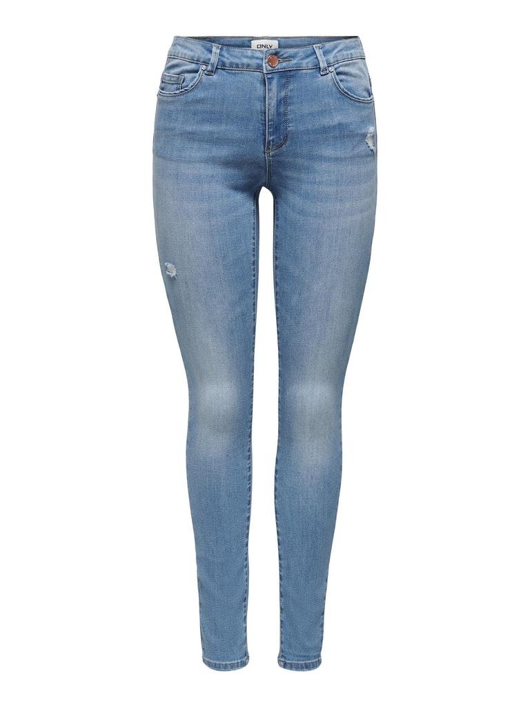 ONLY Damen Jeans ONLWAUW MID SK DEST BJ759 NOOS