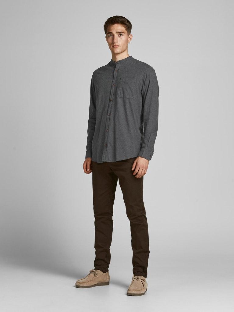 Jack & Jones Herren Hemd JJEBAND HEATHER SHIRT L/S STS