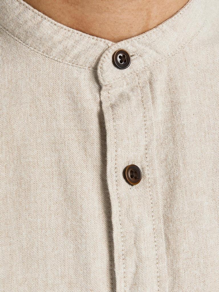 Jack & Jones Herren Hemd JJEBAND HEATHER SHIRT L/S STS