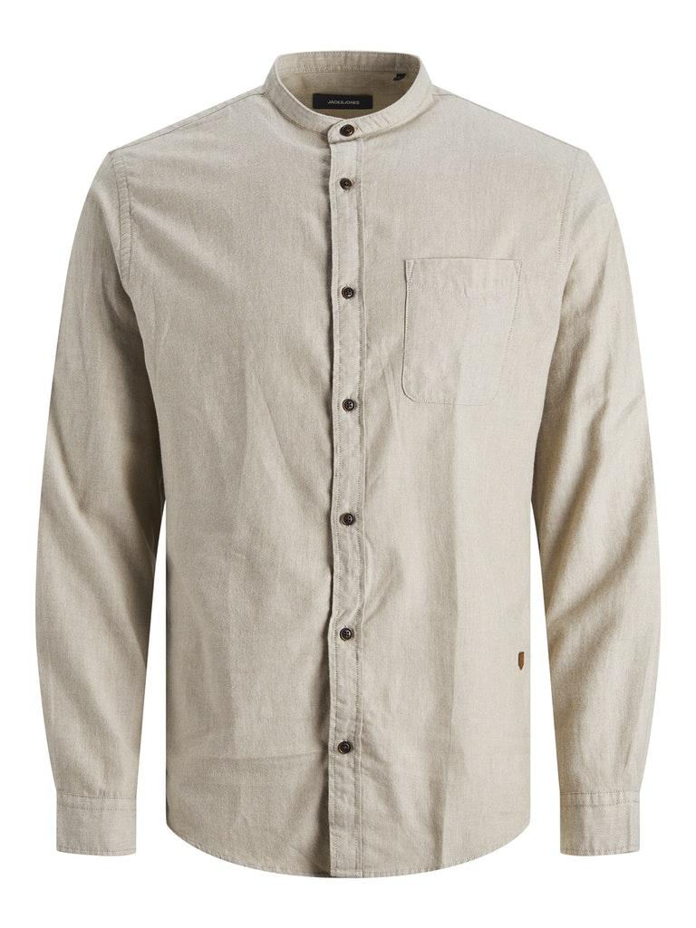 Jack & Jones Herren Hemd JJEBAND HEATHER SHIRT L/S STS