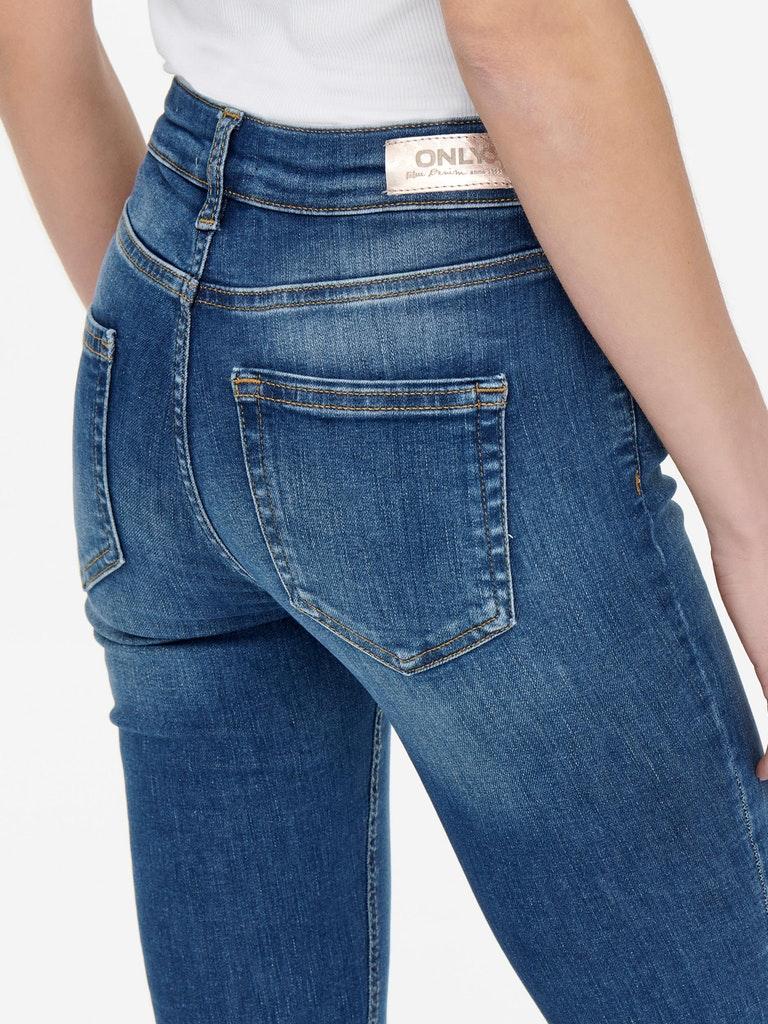 ONLY Damen Jeans ONLBLUSH MID SK ANK RW REA403 NOOS