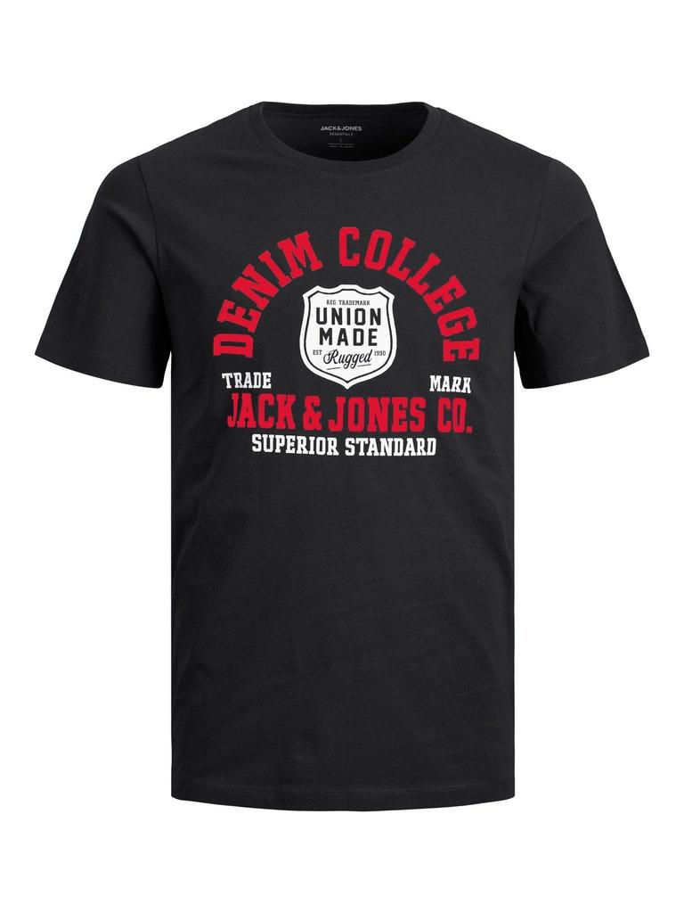 Jack & Jones Herren T-Shirt JJELOGO TEE SS O-NECK 2 COL SS23 SN