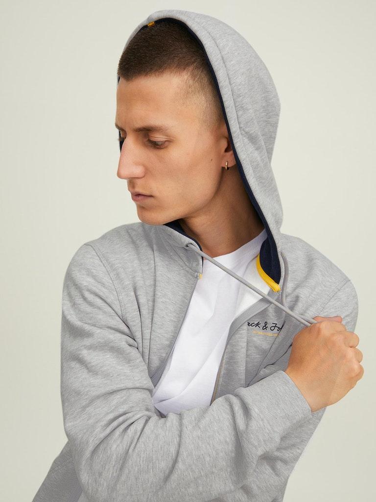 Jack & Jones Herren Hoodie JCOBERG SWEAT ZIP HOOD NOOS