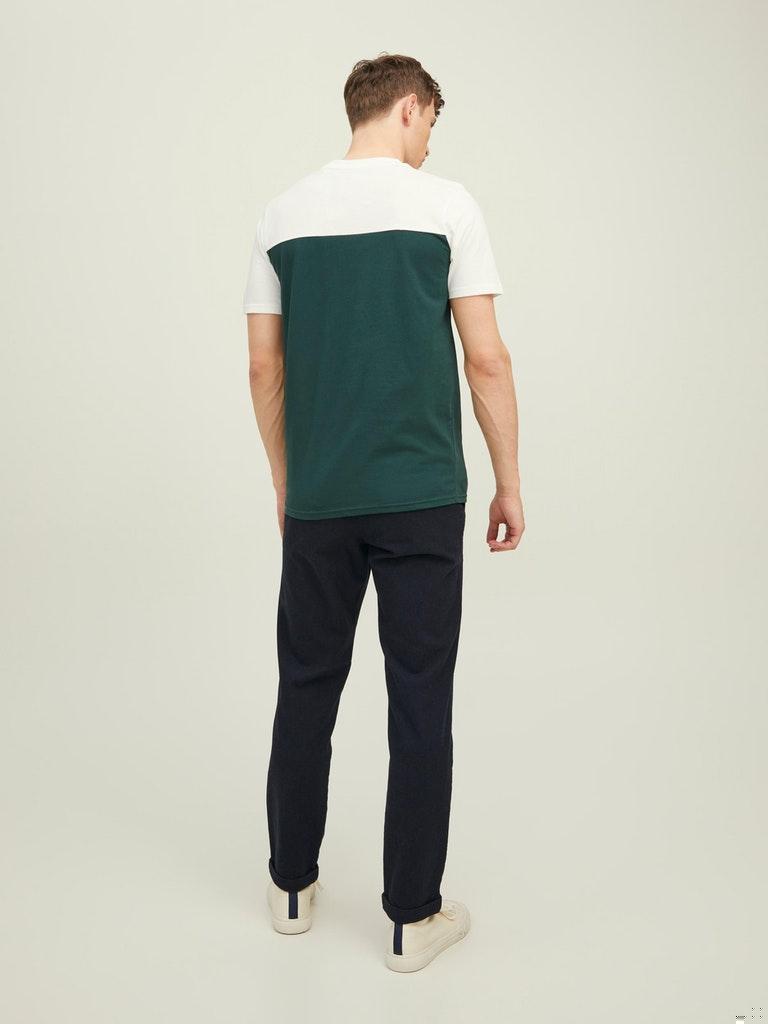 Jack & Jones Herren T-Shirt JJEDAN BLOCKING TEE SS O-NECK NOOS