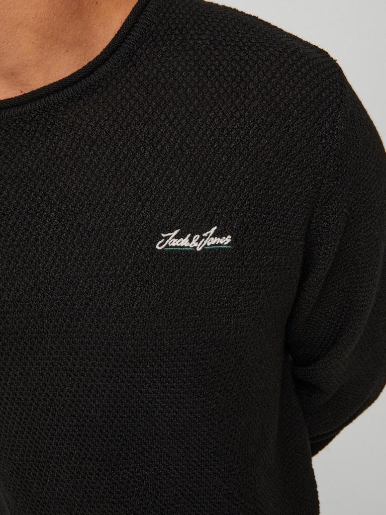 Jack & Jones Herren Pullover JORPAUL TONS KNIT CREW NECK DETAIL SN