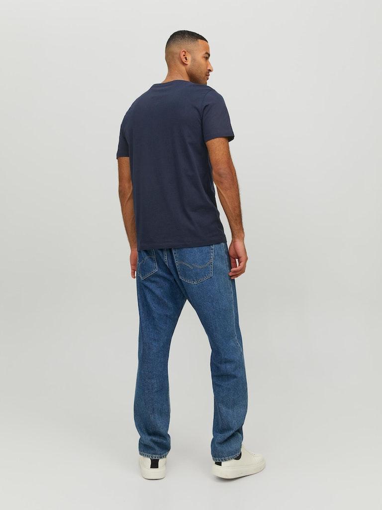 Jack & Jones Herren T-Shirt JJELOGO TEE SS O-NECK 2 COL SS23 SN