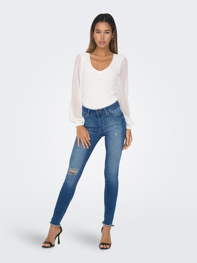 ONLY Damen Jeans ONLBLUSH MID SK AK RW DT DNM REA221 NOOS