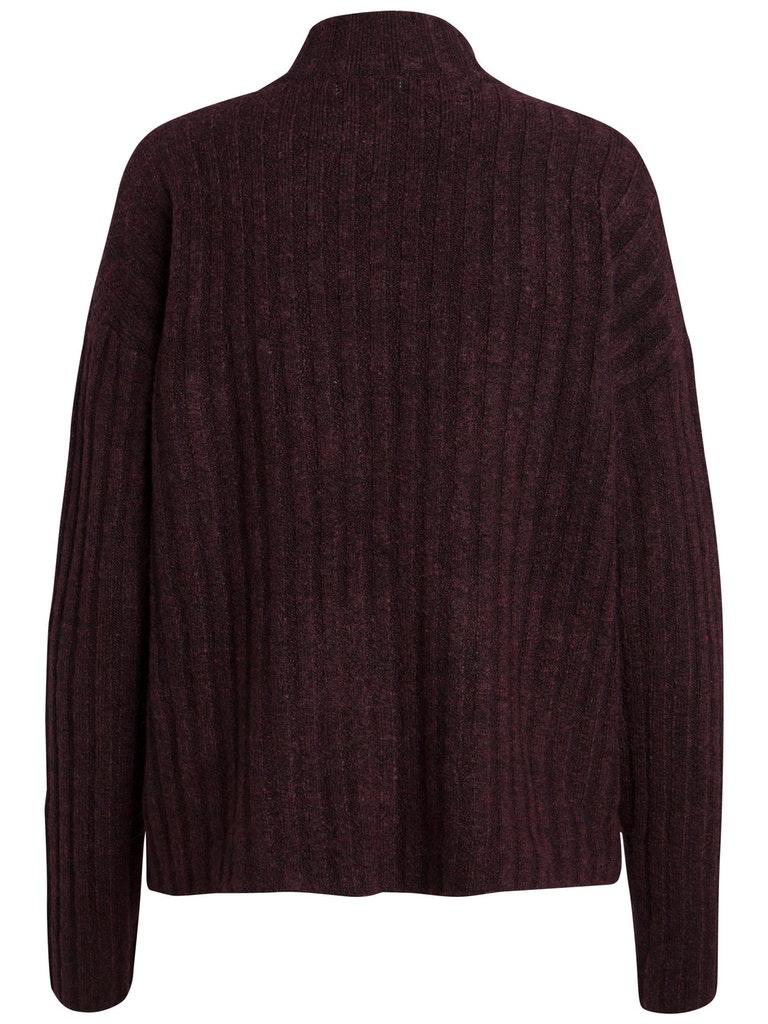 PIECES Damen Pullover PCSANNI LS WOOL  KNIT NOOS
