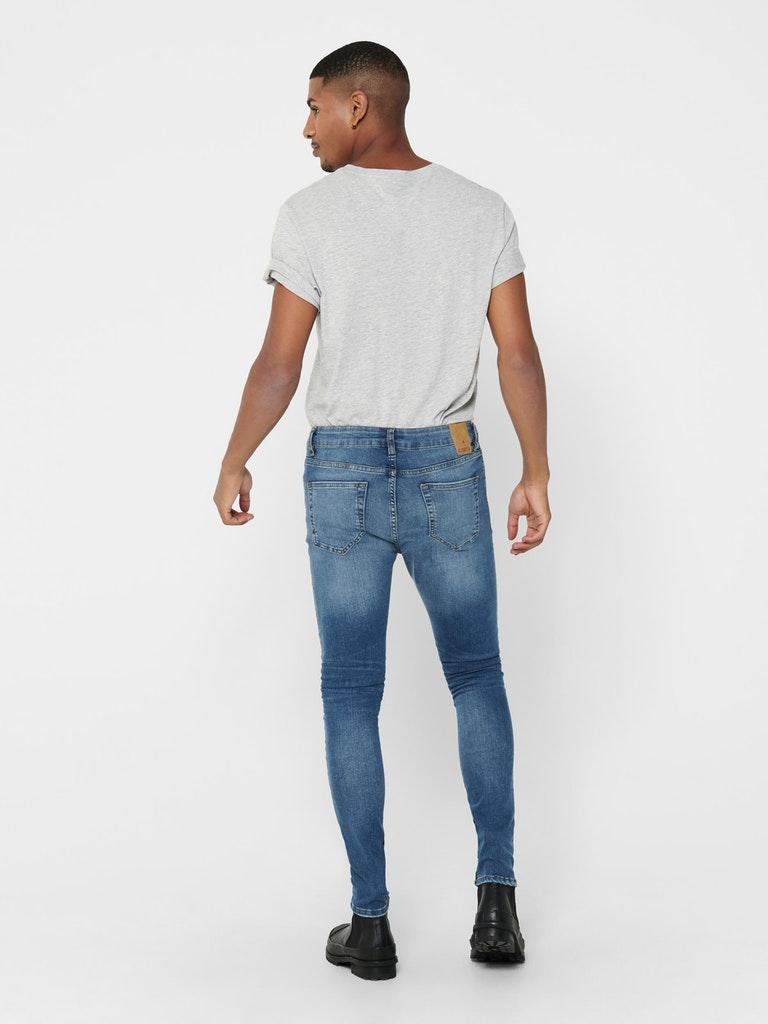 ONLY&SONS Herren Jeans ONSWARP LIFE SKINNY BLUE DCC  7114 NOOS
