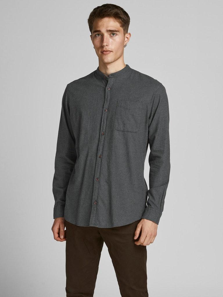 Jack & Jones Herren Hemd JJEBAND HEATHER  SHIRT L/S STS