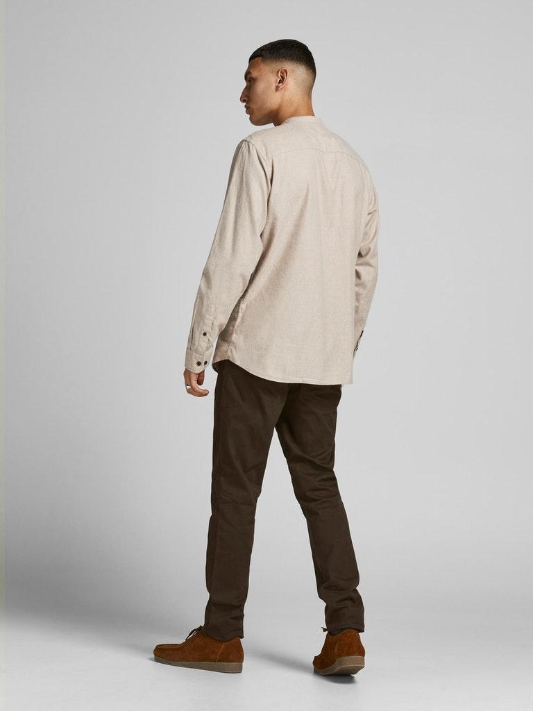 Jack & Jones Herren Hemd JJEBAND HEATHER  SHIRT L/S STS