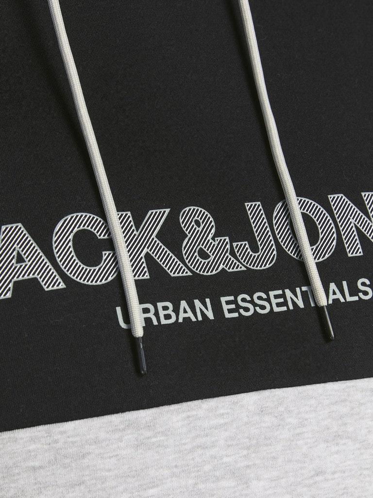 Jack & Jones Herren Hoodie JJEURBAN BLOCKING SWEAT HOOD NOOS PS