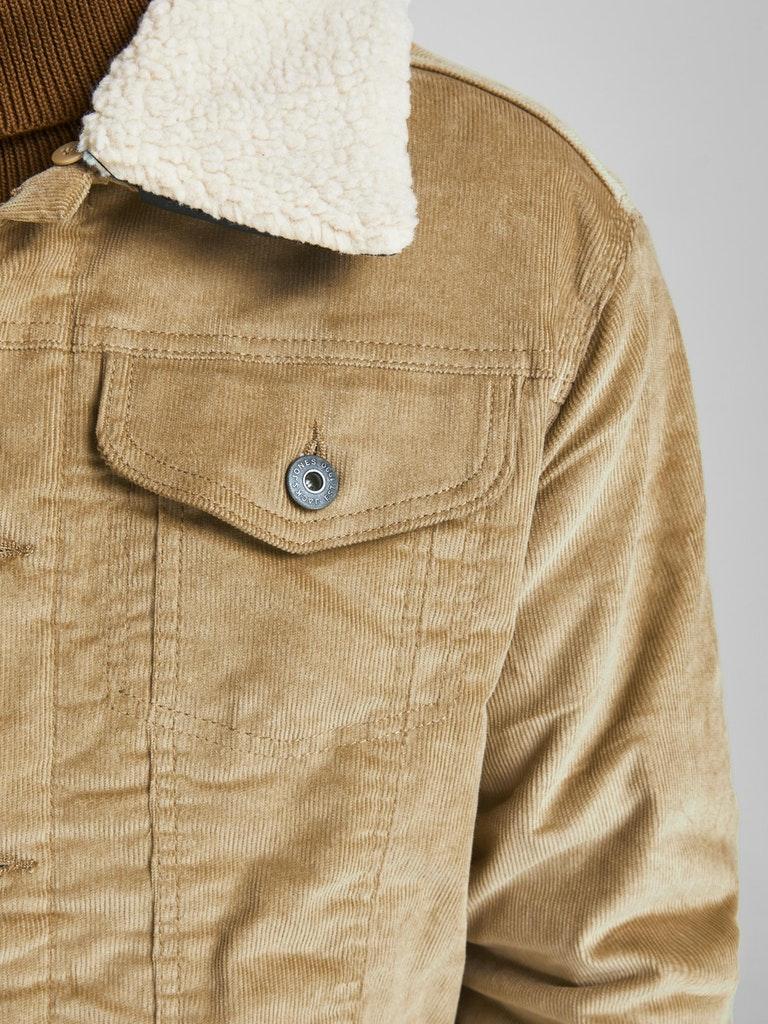 Jack & Jones Herren Jacke JPSTALVIN JJSHERPA CORDUROY AKM SN