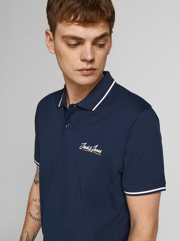 Jack & Jones Herren Poloshirt JORTONS POLO SS SN