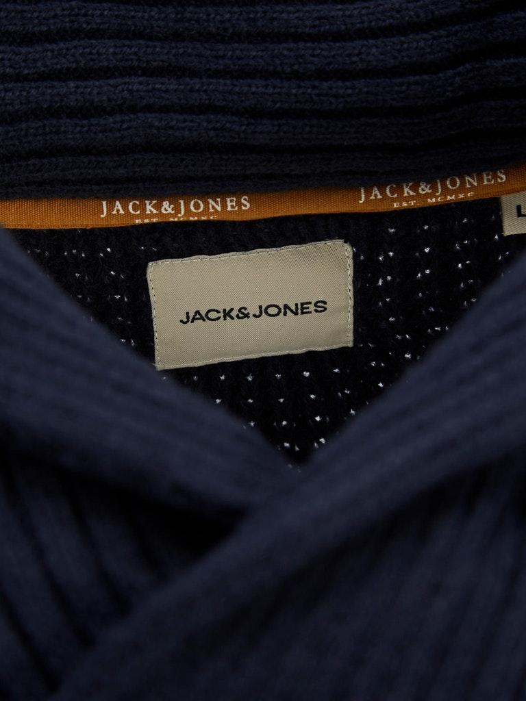 Jack & Jones Herren Pullover JJENICK KNIT SHAWL NECK NOOS