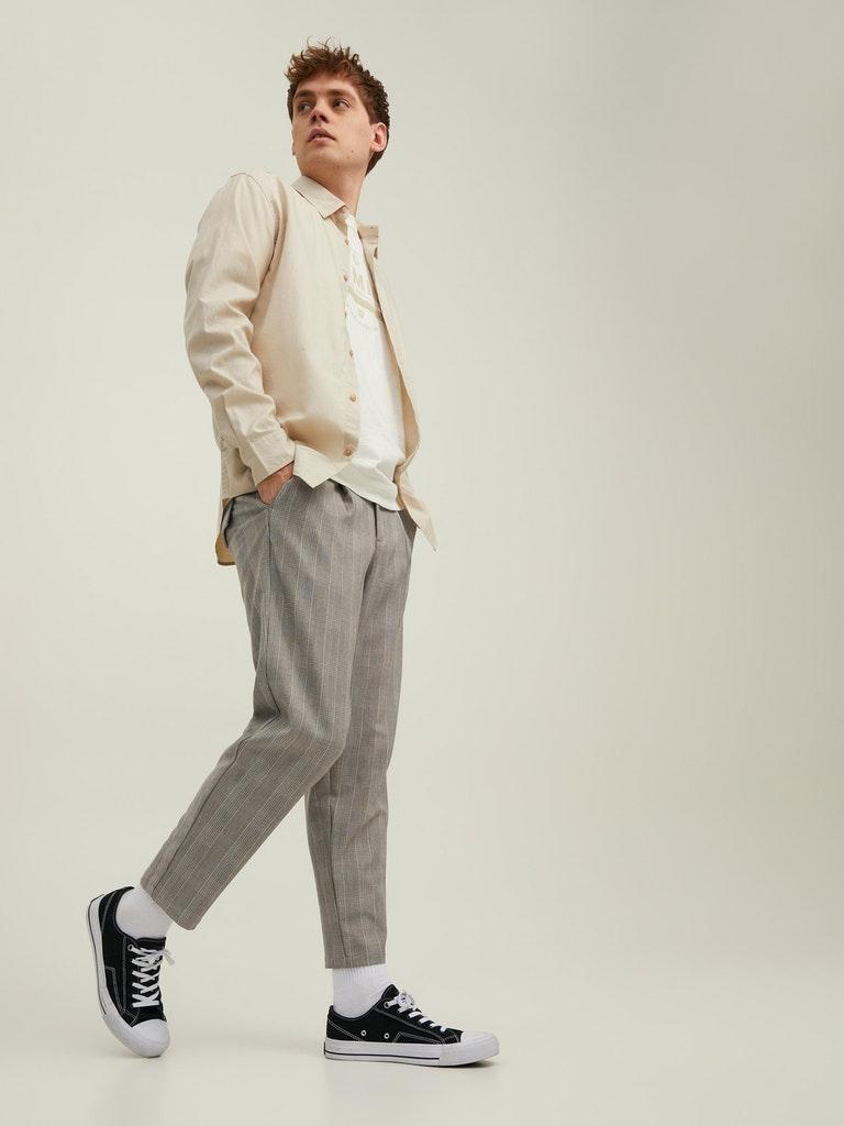 Jack & Jones Herren Hose JPSTBILL JJCAPRI CROP NOR CROCK CHECK SN