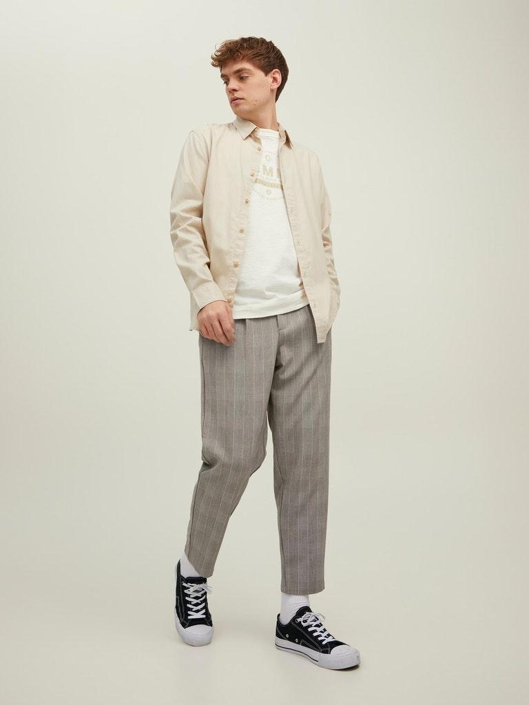 Jack & Jones Herren Hose JPSTBILL JJCAPRI CROP NOR CROCK CHECK SN