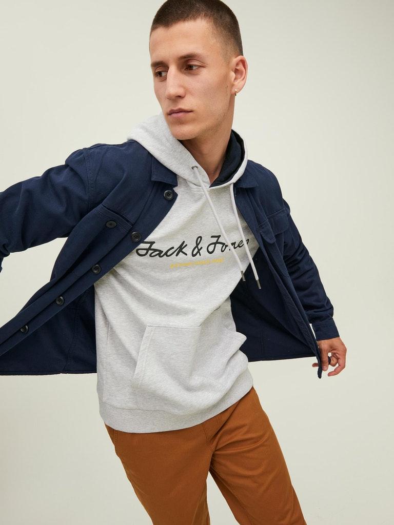 Jack & Jones Herren Hoodie JCOBERG  SWEAT HOOD NOOS