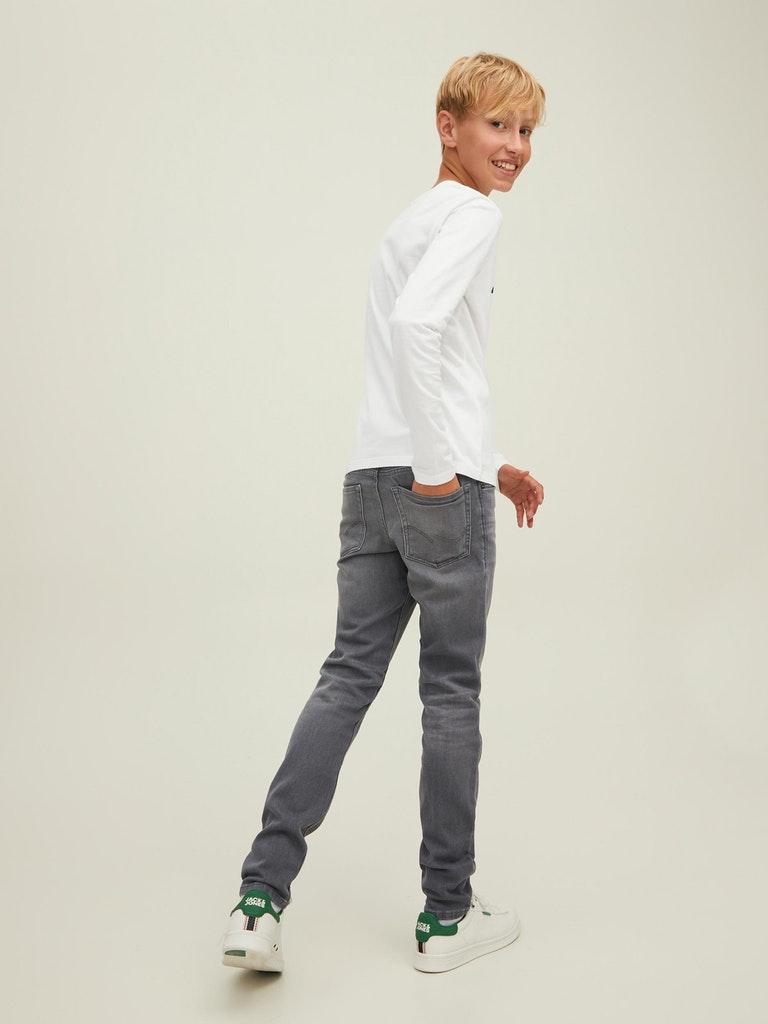 Jack & Jones Jungen T-Shirt JJELOGO TEE LS O-NECK 2COL AW22 NOOS JNR