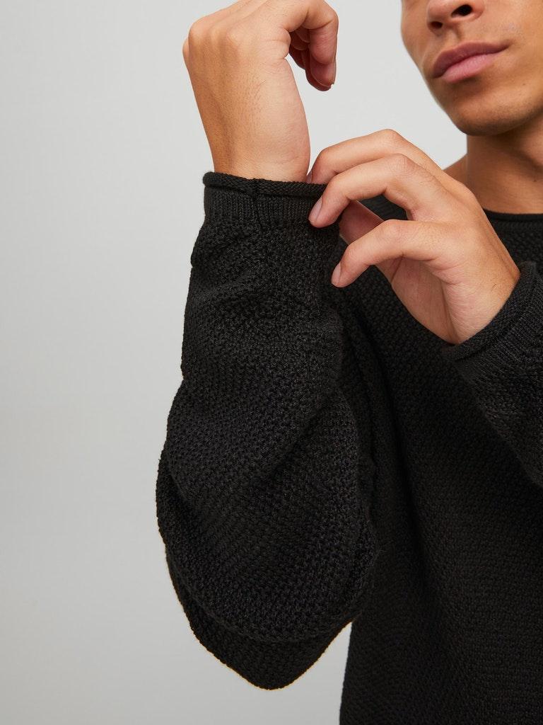 Jack & Jones Herren Pullover JORPAUL TONS KNIT CREW NECK DETAIL SN