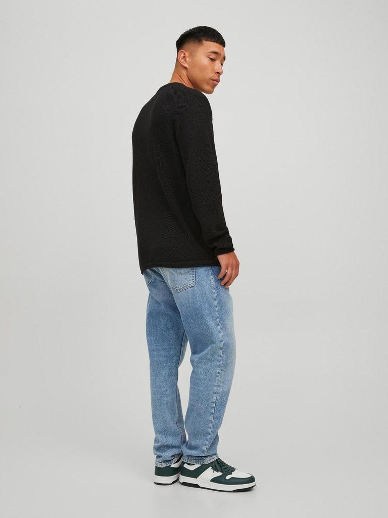 Jack & Jones Herren Pullover JORPAUL TONS KNIT CREW NECK DETAIL SN