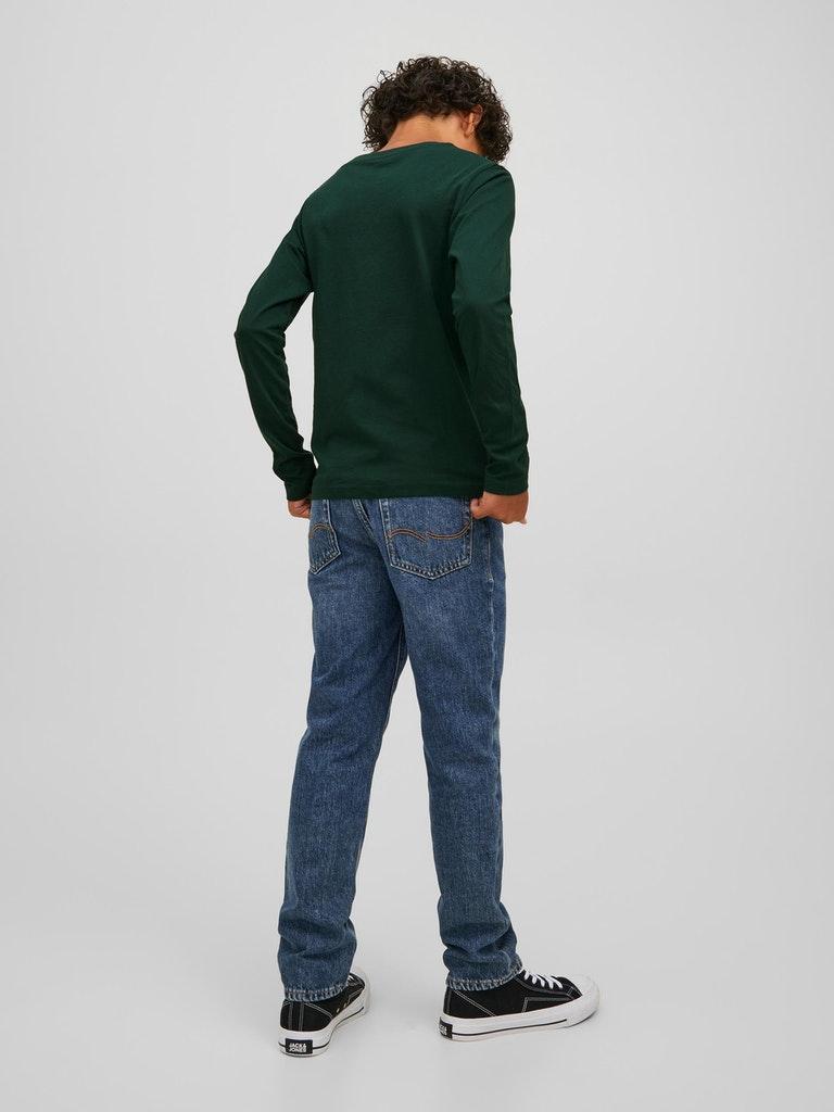 Jack & Jones Jungen T-Shirt JJELOGO TEE LS O-NECK 2COL AW22 NOOS JNR