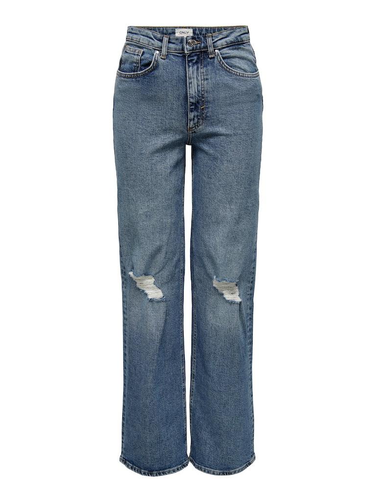 ONLY Damen Jeans ONLJUICY HW WIDE LEG DES DNM REA995 NOOS