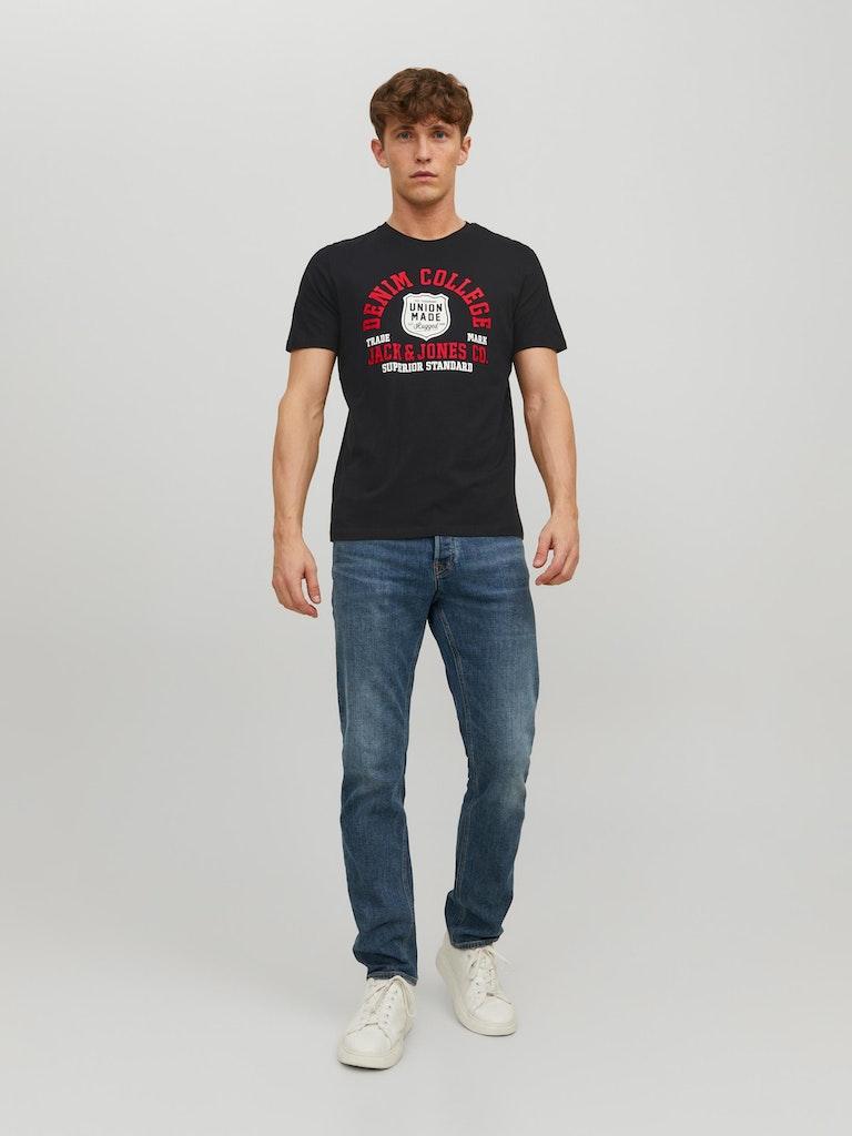 Jack & Jones Herren T-Shirt JJELOGO TEE SS O-NECK 2 COL SS23 SN