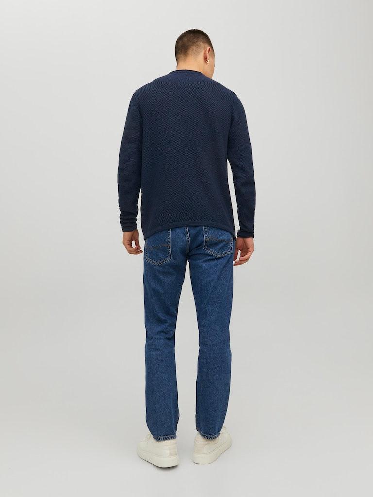 Jack & Jones Herren Pullover JORPAUL TONS KNIT CREW NECK DETAIL SN