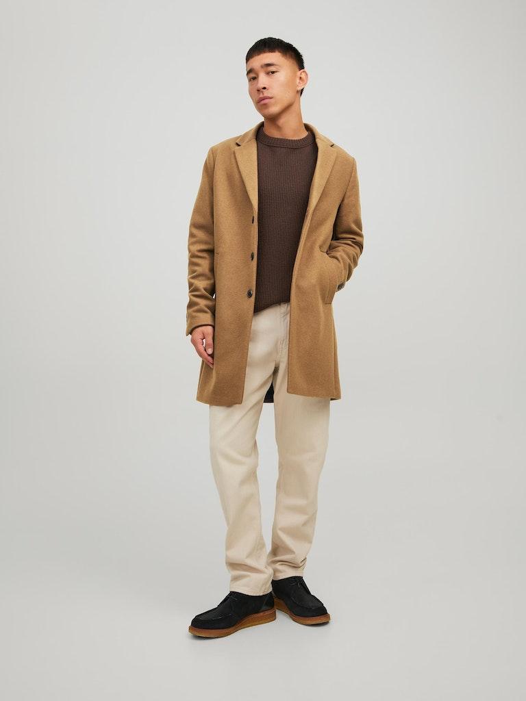 Jack & Jones Herren Mantel JJEMOULDER WOOL COAT SN