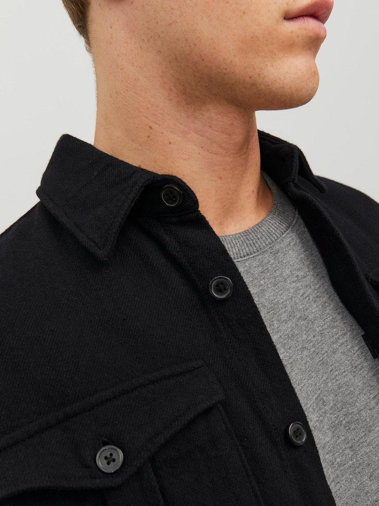 Jack & Jones Herren Hemd RDDROYAL SOLID OVERSHIRT L/S SN