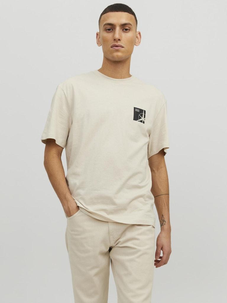 Jack & Jones Herren T-Shirt JCOFILO TEE SS CREW NECK SN