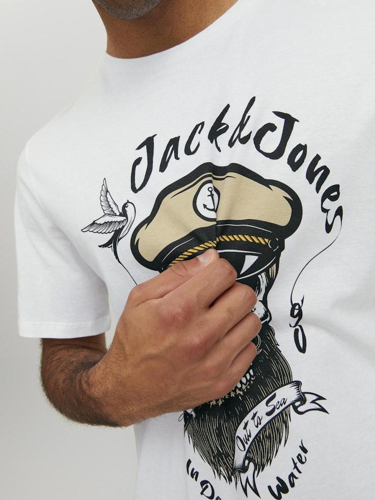 Jack & Jones Herren T-Shirt JORROXBURY TEE SS CREW NECK SN