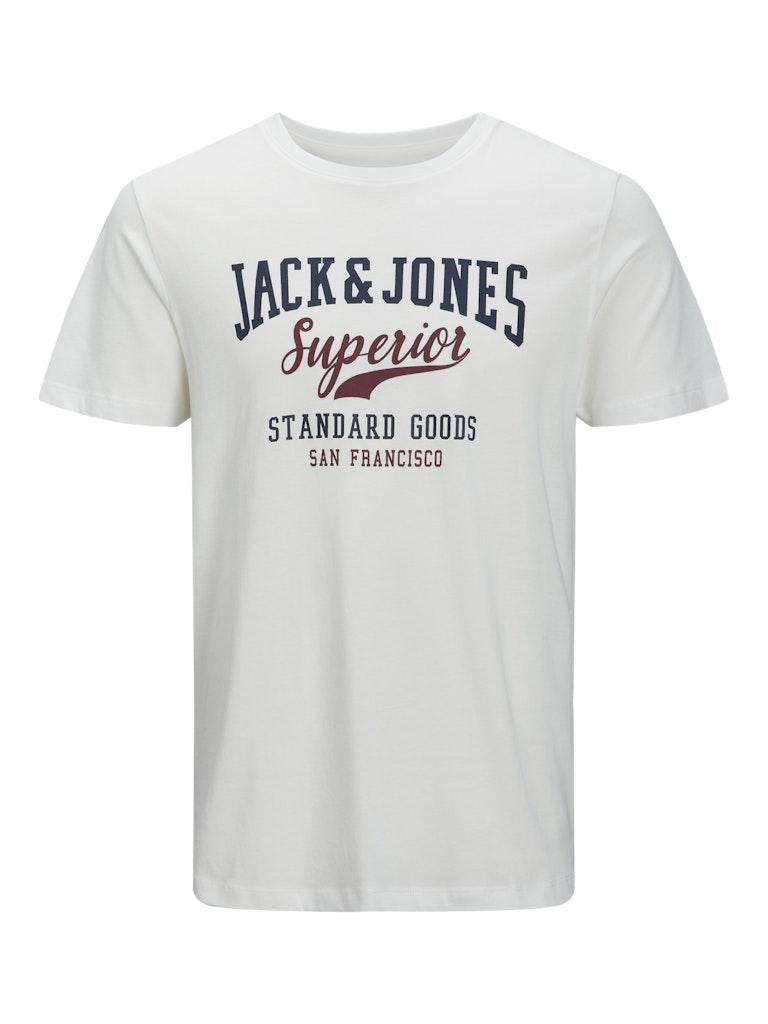 Jack & Jones Jungen T-Shirt JJELOGO TEE SS O-NECK 2COL AW22 NOOS JNR