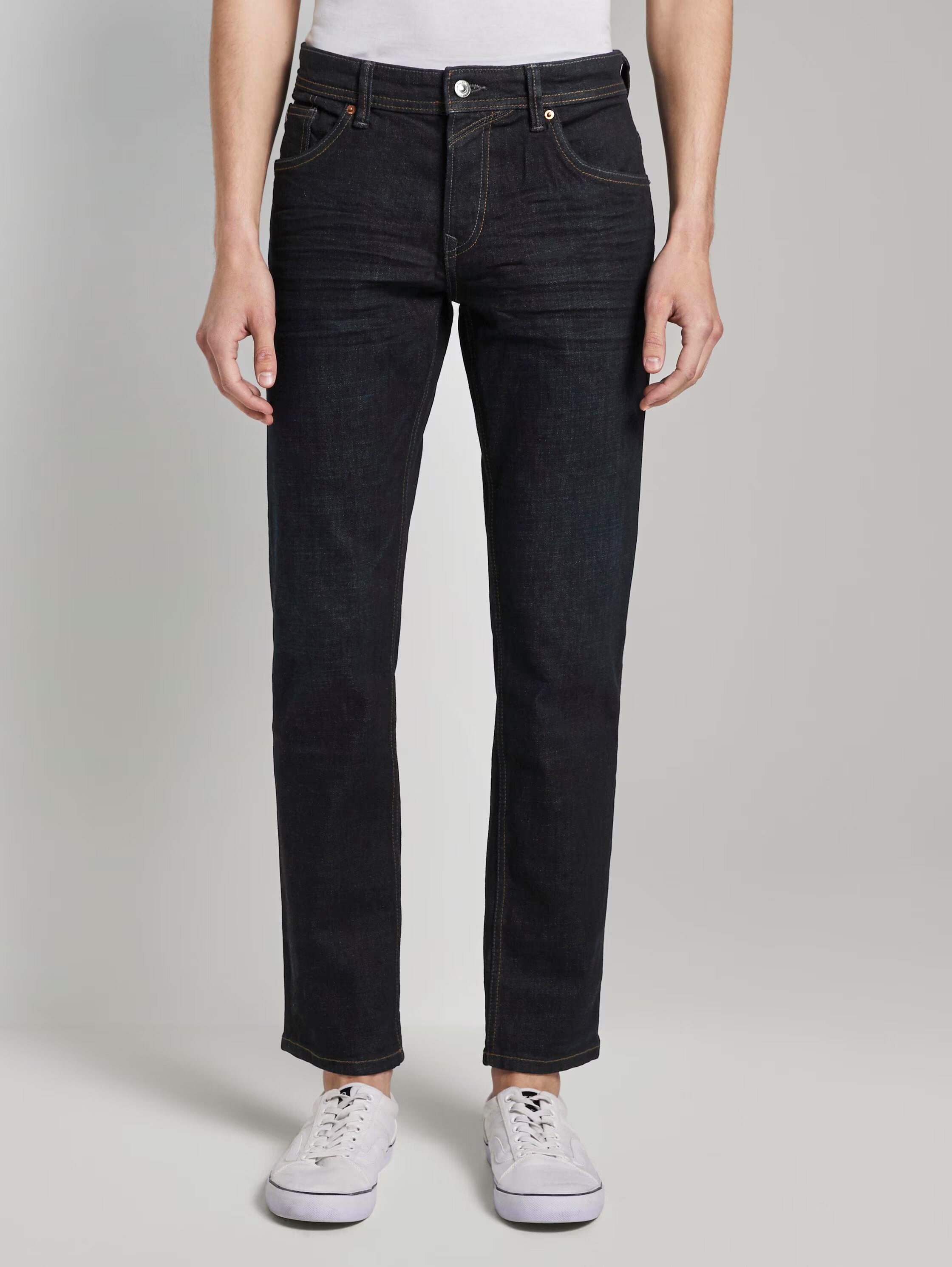 Tom Tailor Herren Jeans Aedan Dark Denim Straight Fit