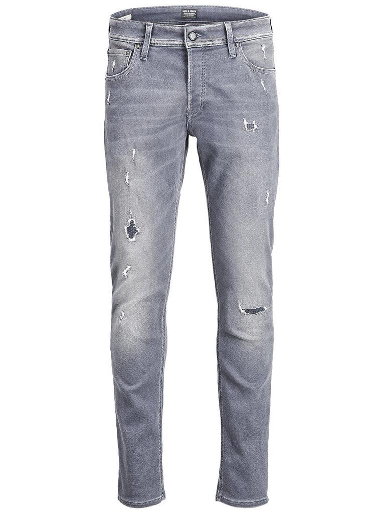 JACK&JONES Slim Fit Jeans in Grey Denim