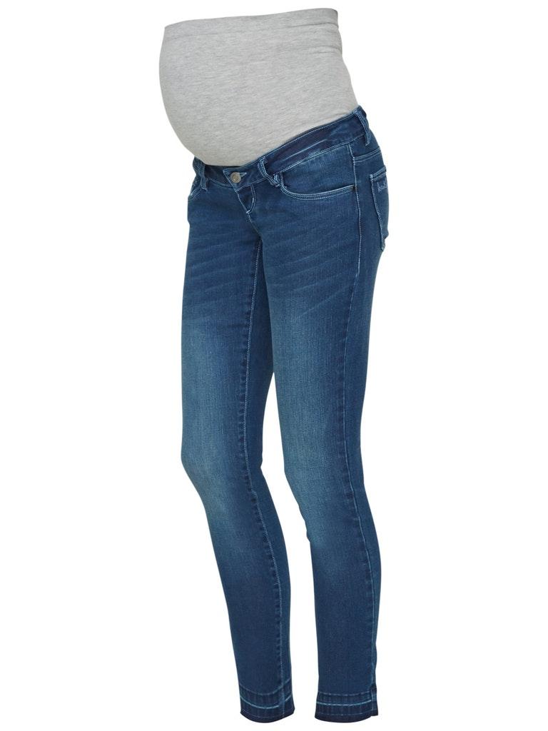 MAMALICIOUS MLULRIKA SLIM RAW JEANS B.