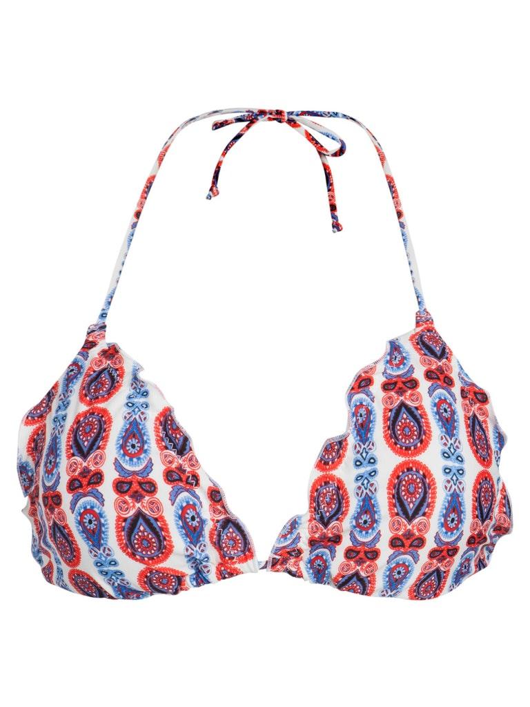 PIECES -PCLALA TRIANGLE BRA AZTEC