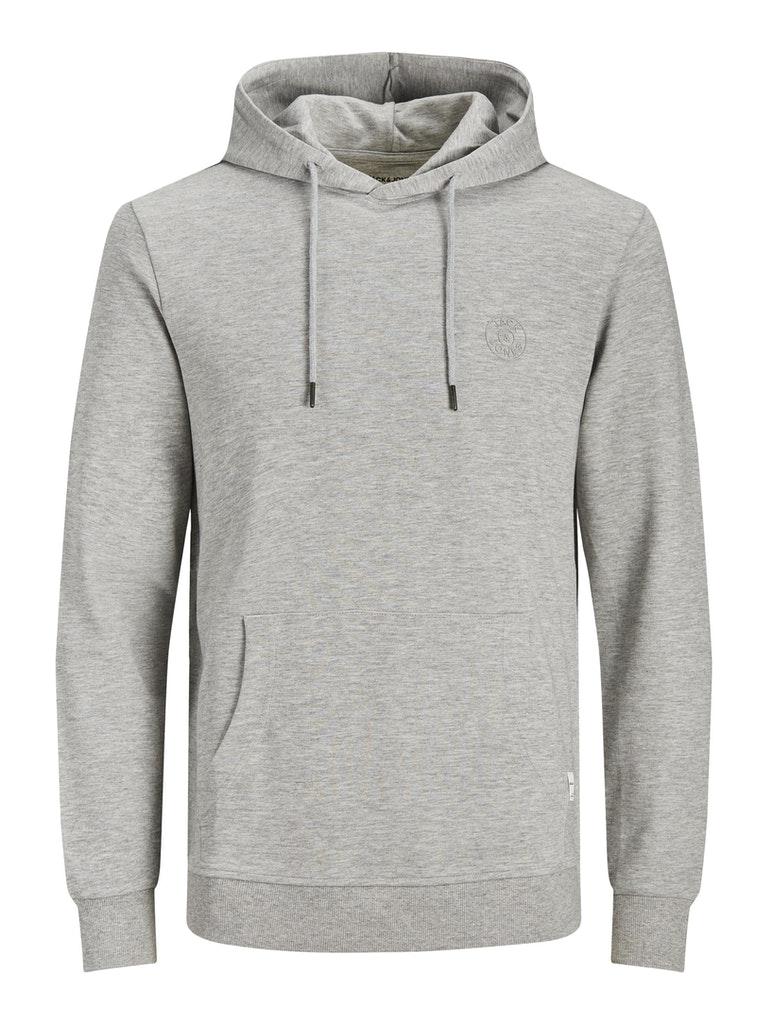 JACK&JONES JJEBASIC LOGO SWEAT HOOD NOOS