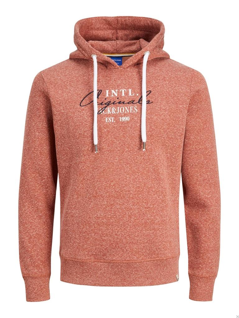 JACK&JONES JORWILLOWBRANDING SWEAT HOOD LN