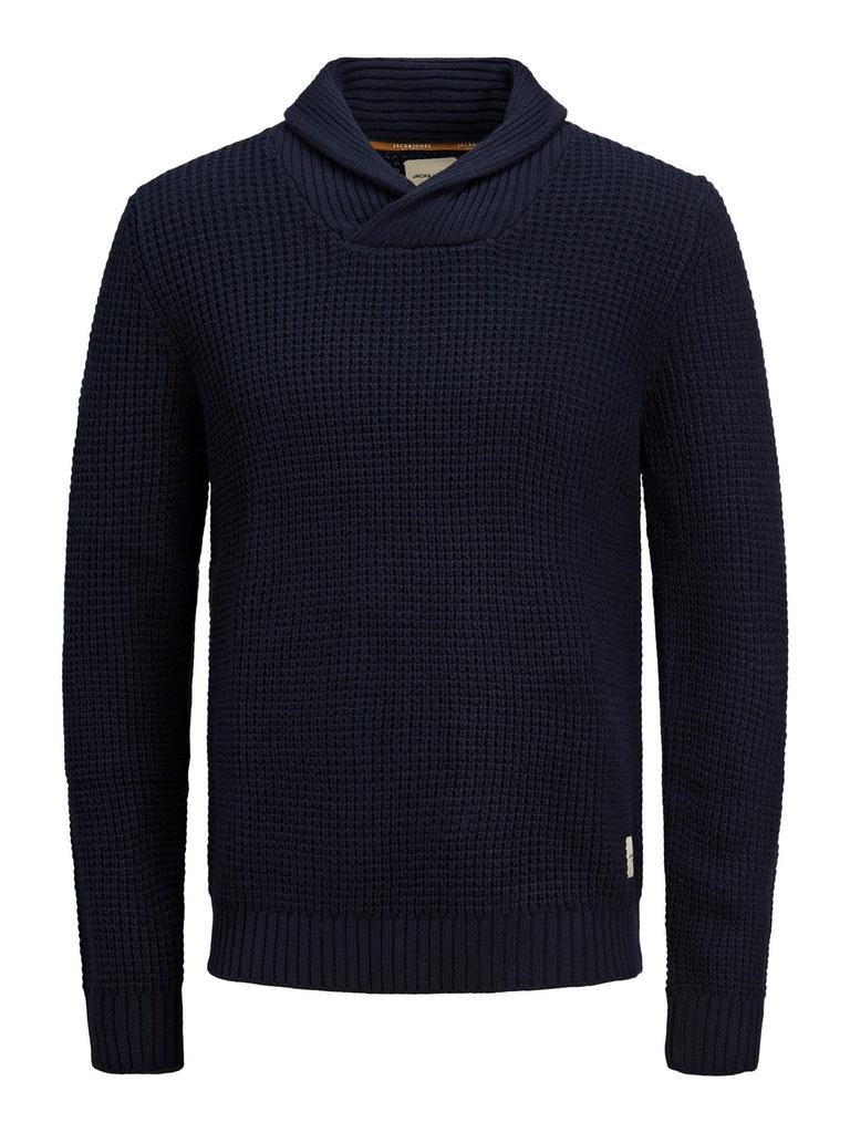 JACK&JONES JJENICK KNIT SHAWL NECK NOOS