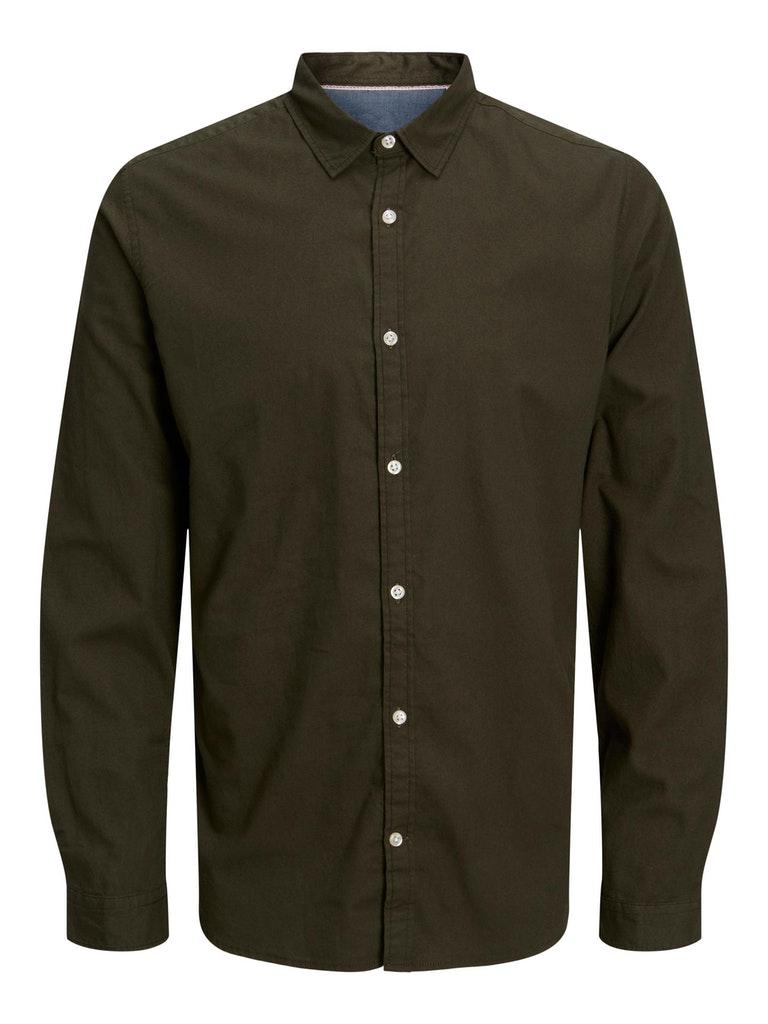 JACK&JONES JJETWILL SOLID SHIRT L/S