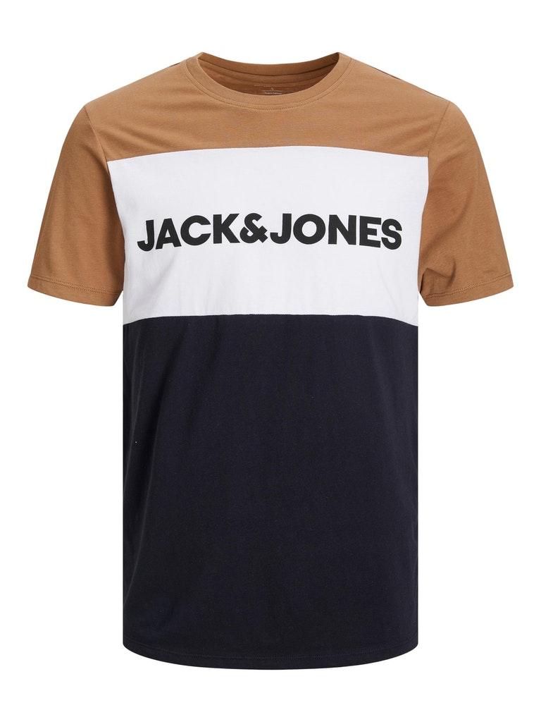 JACK&JONES JJELOGO BLOCKING TEE SS NOOS