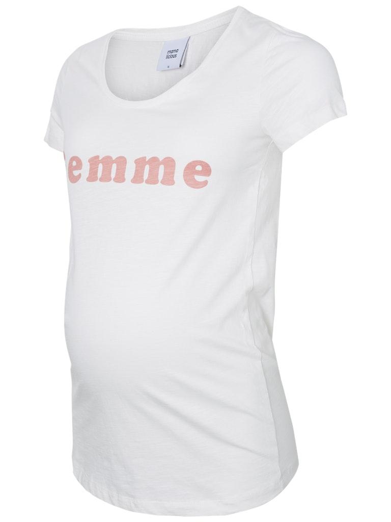 MAMALICIOUS MLFEMME SS JERSEY TOP A. V